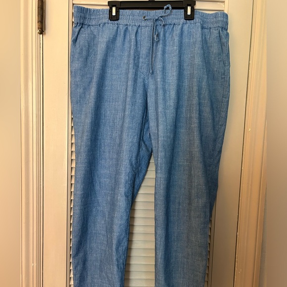 JCrew Chambray Crop, size 14 - Picture 1 of 6